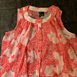 🌸EUC Bisou Bisou sleeveless flowy top Size S🌸